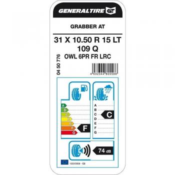 GENERAL TIRE Grabber AT (31/10.5 R15 109Q)