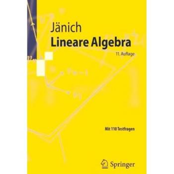 Klaus Jänich Lineare Algebra