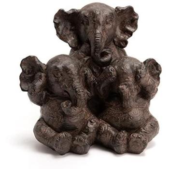 Eléphants Triumvirat Rusty – Collection Noir