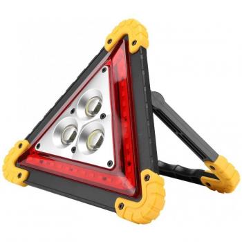 LED Emergency Traffic Triangle with COB Road Sign Set