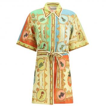 Alemais Cotton Shirt Dress – Female, Multicolor, Size S