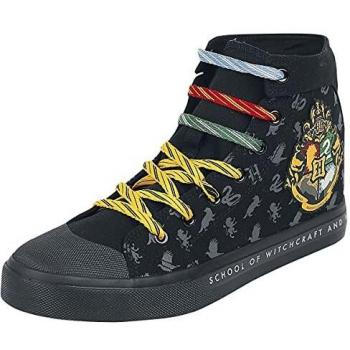Harry Potter Hogwarts High-Top Sneakers schwarz für Damen EU38