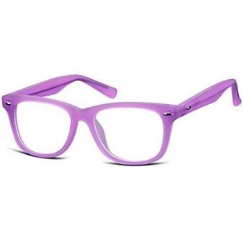 Square Full Rim Plastic Kids' Prescription Glasses Online Pink Size 45