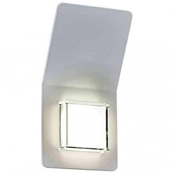 EGLO PIAS Außenwandstrahler, 2-flammig, Aluminium, weiß