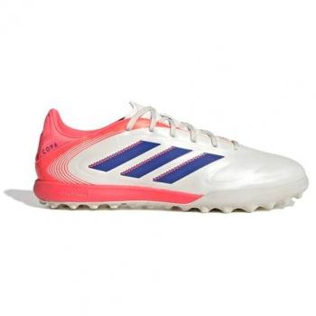 Adidas Copa Pure League III Turf Coral Blaze Off-White Lucid Blue Signal Coral UK 8.5