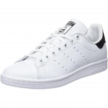 Adidas Unisex Adults' Stan Smith J 206 Athletic Shoes, White/Black (DB1206)
