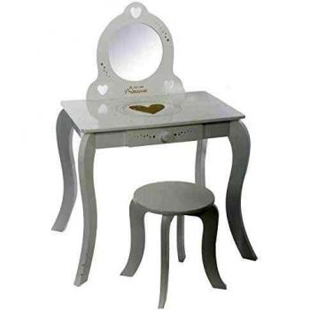Coiffeuse enfant avec tabouret Demoiselle