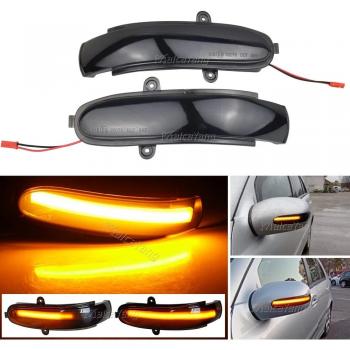 Flashing LED Side Mirror Turn Signal Lights for Mercedes Benz C Class W203 W211 S203 CL203 (2001-2007)