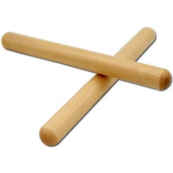Solid Hardwood Claves with Carry Case