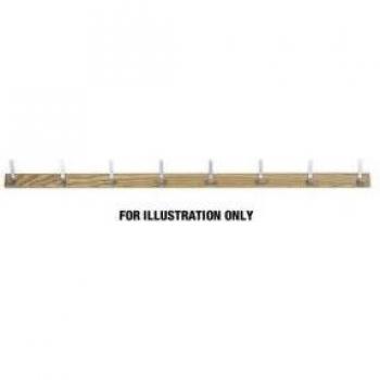 ClubEvolve Coat Rail Wood 2000mm