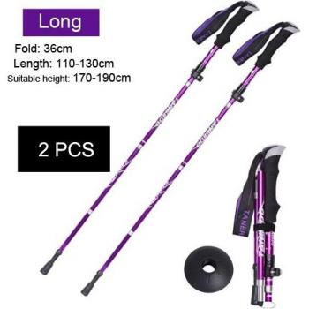 Bastones de Trekking para Exteriores, 2 Unidades