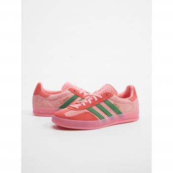 Zapatillas de interior adidas Gazelle rosa y verde