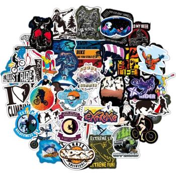 Extreme Sports Waterproof Sticker Collection