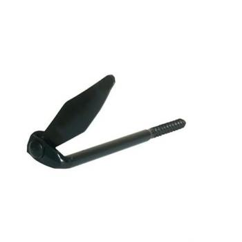 Tourniquet marseillais à vis bois 10 × 180 mm, tige Ø 10 mm, cataphorèse noire