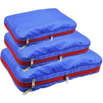 Kit Pochettes Compactes à Compression – 3 Unités, Nylon Durable