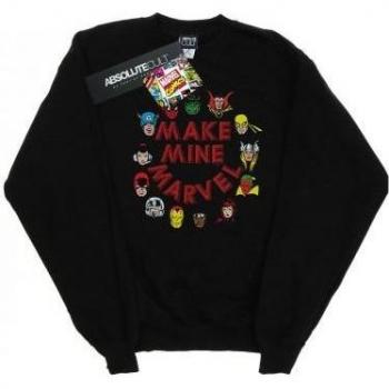 White Marvel Make Mine Menswear Sweatshirt