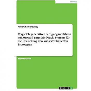 Vergleich generativer Fertigungsverfahren zur Auswahl eines 3D-Druck
