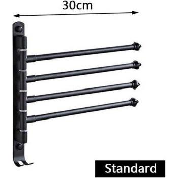 DOOKOLE Stainless Steel Swivel Towel Bar with Hook