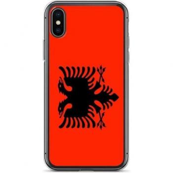 PixelForma Cubre iPhone XS Drapeau de l'Albanie