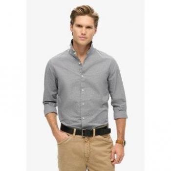 Superdry camisa informal gris de algodón XXL