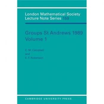 Groups St Andrews 1989: Volume 1