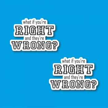 Wrong Laptop and Phone Sticker Bundle