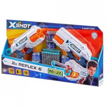 Kit de 2 Pistolas de Reflejo 6 Disparos X