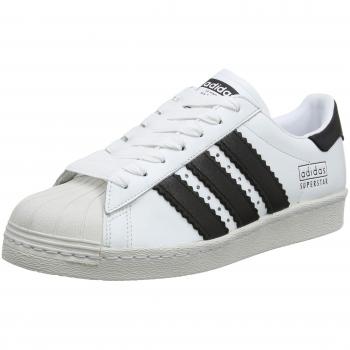 Adidas Superstar 80S Scarpe da Ginnastica Uomo Bianco (Ftwr White/Core Black/Crystal White) 44 2/3 EU
