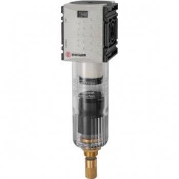 Riegler FUTURA-mini Vorfilter mit PC-Behälter, 0,3 µm, BG 0, G 1/4, VA