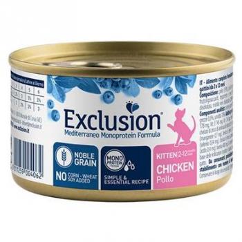 Exclusion Mono Noble Grain Kitten gr 85. Cibo Umido per Gattini