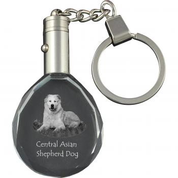 Pendentif en cristal Chien de Berger d'Asie Centrale