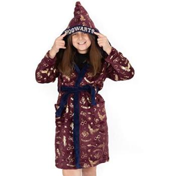Kinder‑Robe „Red Hogwarts“ – Vanilla Underground Fleece