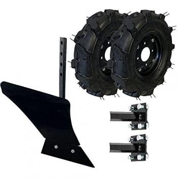 Kit de Versoir Motobineuse avec Pneus 400 x 8