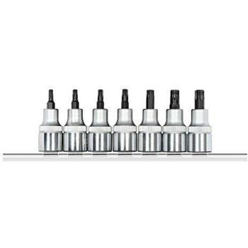Gedore R62458107 Schraubendrehereinsätze 1/2 + Leiste 7-teilig
