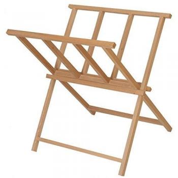 Beechwood Gallery Rack – Wooden Print & Art Storage Stand