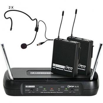 LD Systems ECO 2x2 Double Wireless System with Headsets