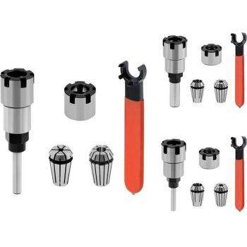 Juego de 5 varillas de extensión y tuerca tipo UM para fresadora CNC