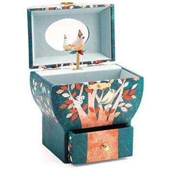 Boîte à bijoux musicale arbre poétique