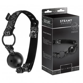 Bâillon Boule Interchangeable Noir Steamy Shades
