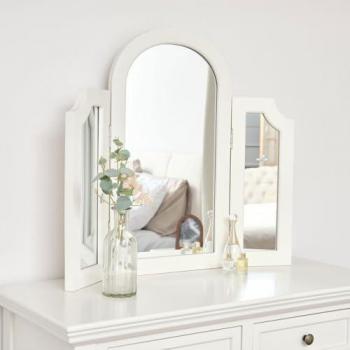 Daventry Ivory Triple Arched Dressing Mirror – New Arrival