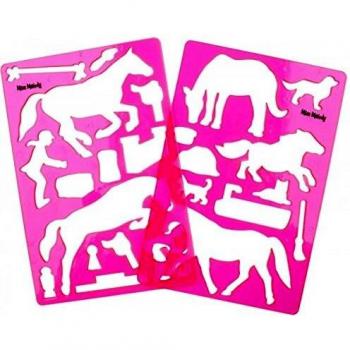 DEPESCHE 8459 Miss Melody 2‑teilige Schablonen