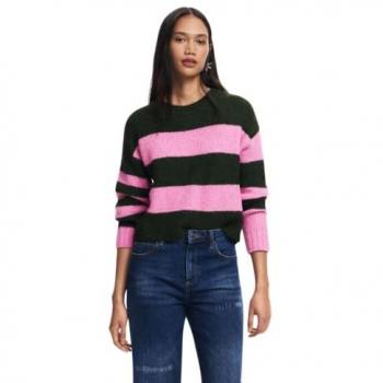 Desigual Bicolour Women's Sweater Hamilton BP