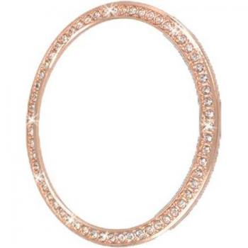 Anillo de bisel de acero inoxidable con diamantes para Galaxy Watch 42mm y 46mm