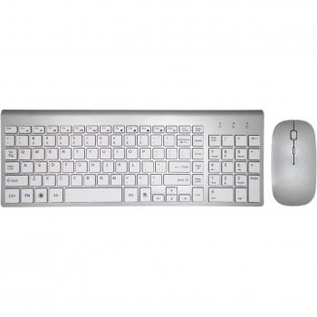 Kit Inalámbrico de Teclado y Ratón Compacto 2.4 GHz