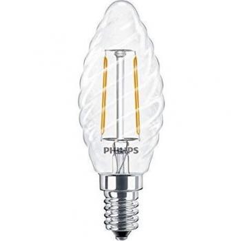 Philips LED Flambeau Torsadée E14 2.3W A++