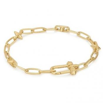 Ania Haie Gold Charm Link Bracelet for Women