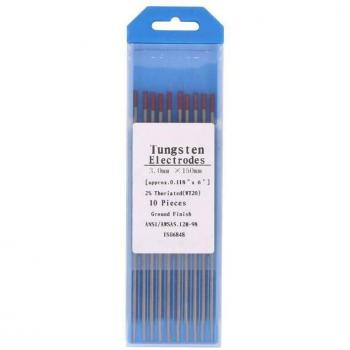 10pcs Red 3.0mm Thorium Tungsten Electrodes for Welding Machines