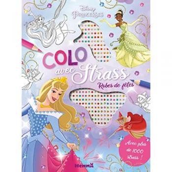 Disney Princesses : Colo avec strass : Robes de fêtes