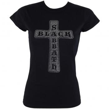 Black Sabbath Women's Cross Graphic Tee