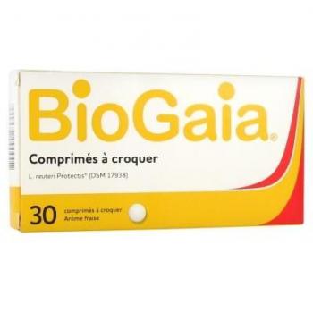 BioGaia L.Reuteri ProTectis Tablette Fraise 30 Compresse